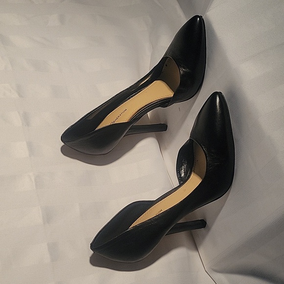 BCB Generation Womens  Dennha Slip On 5" Black Faux Leather Pointed Pumps, 8.5 B - Picture 3 of 6